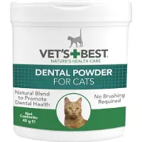 Vet's Best Vets Best Poudre dentaire Kat - 45 Gr (Chat)