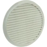 Wallair Grille de ventilation Wallair NW 150 Fliegennetz 15 cm plastique