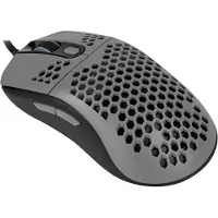 AROZZI AZ-FAVO-BKGY Gamingmaus Favo Ultra Light schwarz/grau