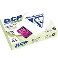 Clairefontaine Genbrugspapir til farveprint DCP Green, A4, 160 g, pakke a 250 ark (A4, 250 feuilles, 160 g/m²)