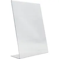Securit Présentoir de table Acrylic, DIN A4 vertical, en verre transparent (A4)