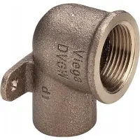 Viega Pièce de transition Z Sc 35 x 1 bronze/bright (Raccord de tuyauterie)