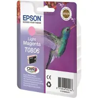 Epson T080 (C13T08064010) - Magenta clair - Cartouche d'encre
