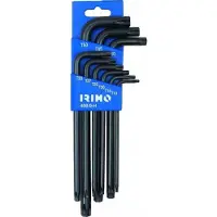 Irimo T10-t50 458-9-h Torx Key Set 9 Units Argenté