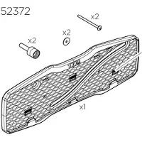 Thule Easyfold Xt Plate Holder Spare Part Noir