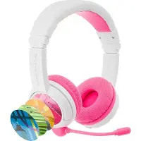 ONANOFF Casque pour enfants Homeschooling Bluetooth Rose - Microphone