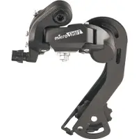 Microshift D railleur arri re M21 6 et 7 vitesses cage longue noir