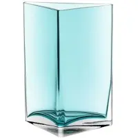 Leonardo Vase Centro Triangle 23cm turquoise (2x)