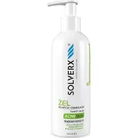 Solverx Gel nettoyant et démaquillant pour la peau acnéique du visage (Gel nettoyant, 200 ml)