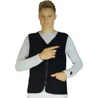 Glovii Femmes, Gilet, GV1XXL, Noir, (XXL)