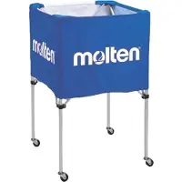 Molten Basket With Wheels Bleu