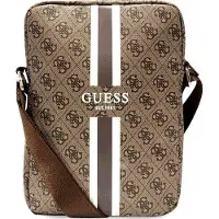GUESS PU 4G Imprimé Stripes Portefeuille universel 10 pouces - marron (Universel), Étui pour tablette, Marron