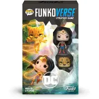 Funko POP! Wonder Woman Dc Comics Funkoverse 2 Figures Board Game English Multicolore Enfants