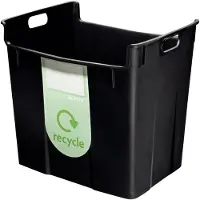 Leitz Recycle Dustbin 40l Noir Enfants