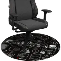 Genesis Tellur 300 100 Cm Gaming Floor Mat Noir