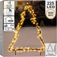 By Lille Vilde Sapin de Noël externe en métal 100cm avec 225 LEDs