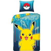 MCU Pokemon literie Pikachu - coton doux - 140 x 200 cm