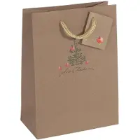 Sigel 5 Pochettes cadeaux Christmas with apples motif 17,0 x 23,0 cm (5x)