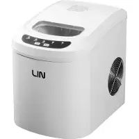 LIN Machine à glaçons portable ICE PRO-W12 blanche