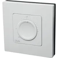Danfoss IconTM WD, drejeknap - IconTM WD, trådløs gulvvarmetermostat med drejeknap, Thermostat, Blanc