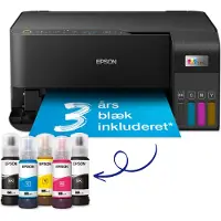 Epson EcoTank ET-2830, jet d'encre, impression couleur, 4800 x 1200 DPI, copie couleur, A4, noir