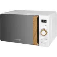 Concept MT4420WH, Plan de travail, Micro-ondes solo, 20 l, 800 W, Écran intégré, Boutons,rotative