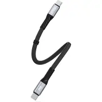 Dudao Cable L10C Usb-C - Usb-C Pd 100W 5A 0,23M - Czarny