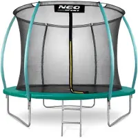 Neo-Sport Trampoline de jardin profilé 8ft/252cm avec filet intérieur