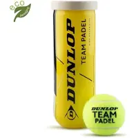 Dunlop Team Padel Balls Box Jaune 24 x 3 Balls
