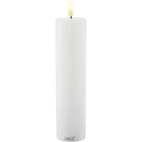 Sirius Home Bougie LED Sille 5 cm x 20 cm, Blanc (1x)