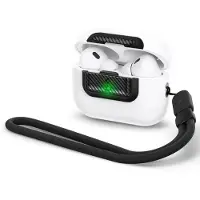 Spigen ASD06156 (Manchon pour casque d'écoute), Étui pour écouteurs + casque, Blanc, Noir