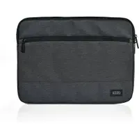 KOZO Étui Stickn pour ordinateur Charcoal recyclé RPET do 15,6 (15.60"), Sac pour notebook, Noir