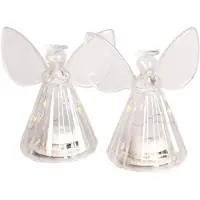 Sirius Home Iris angel 2 pcs. H10cm, 5LED, Clear (2x)