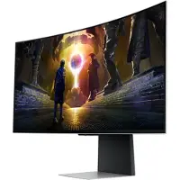 Samsung LS34DG850SUXDU computer monitor 86.4 cm (34") 3440 x 1440 pixels OLED Silver