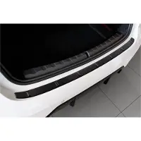 Avisa Protection de pare-chocs arrière en acier inoxydable noir mat, compatible avec la BMW Série 3 G20 Berline Pack M 2019- « Ribs »