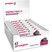 Sponser Sport Food Boîte De Barres énergétiques Balls Myrtille 45g 18 Unités