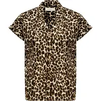 Deeluxe Alizia Short Sleeve Blouse Beige XS Femme