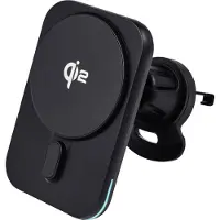 Renkforce RF-Qi2WCar-01 Chargeur de téléphone portable pour appareils compatibles Qi, éclairage LED inclus (RF-6662044)