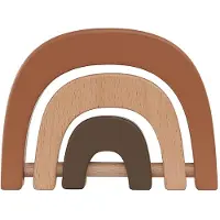 Oyoy Oym-037-901 Wooden Rattle Marron Enfants