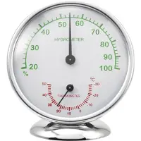 Renkforce 6510 Alu Thermo-/Hygromètre Aluminium 6510 Alu