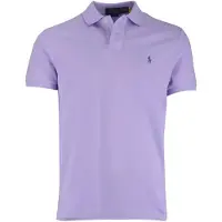 Ralph Lauren pour homme. 710680784441 Le polo piqué lilas iconique (S), Casuel, Violet, Coton, Manche courte