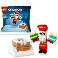 LEGO Creator Père Noël dans la Cheminée 30692 Kit de Noël 60 Pièces