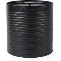 Russell Hobbs RH03269EU7 Ribbed Bread Bin, Black, Stockage du pain, Noir