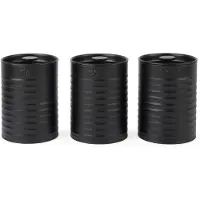 Russell Hobbs RH03268EU7 Liniera 3 Piece Canister Set, Boîte de conservation, Noir