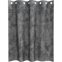 vidaXL Rideaux en velours avec tringles 2 pièces Gris 140 x 140 cm Velours
