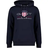 Gant Sweat-shirt marine / gris clair / rouge / blanc