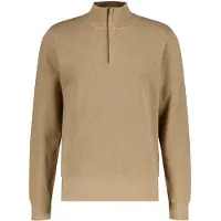 Gant pour homme. 2068028 Sacker Rib half-zip sweatshirt marron (L), Casuel, Coton, Manche longue