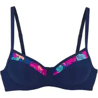 LASCANA Hauts de bikini bleu marine / turquoise / bleu cobalt / rose néon