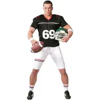 Guirca Quarterback Men Costume Noir S Enfants
