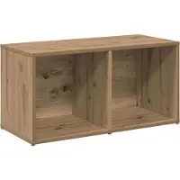 vidaXL Ensemble de meubles TV , 2 pièces, chêne Artisan, 37 x 35 x 72 cm, bois d'ingénierie